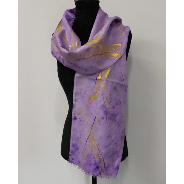 SCIARPA DIPINTA MANO BATIK SETA 