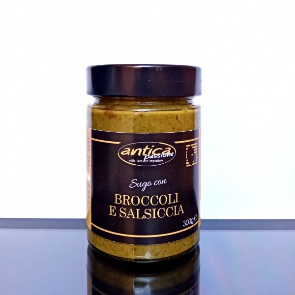 Sugo con Broccoli e Salsiccia 300 grammi