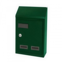 Cassetta Postale Acciaio Verde Cm. 21 x 7 x 30h - Modello Fitzgerald