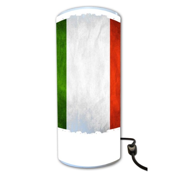 Lampada Cilindro Bandiera Italia