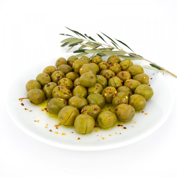 Olive Verdi al Naturale in Busta Sottovuoto - 250 g